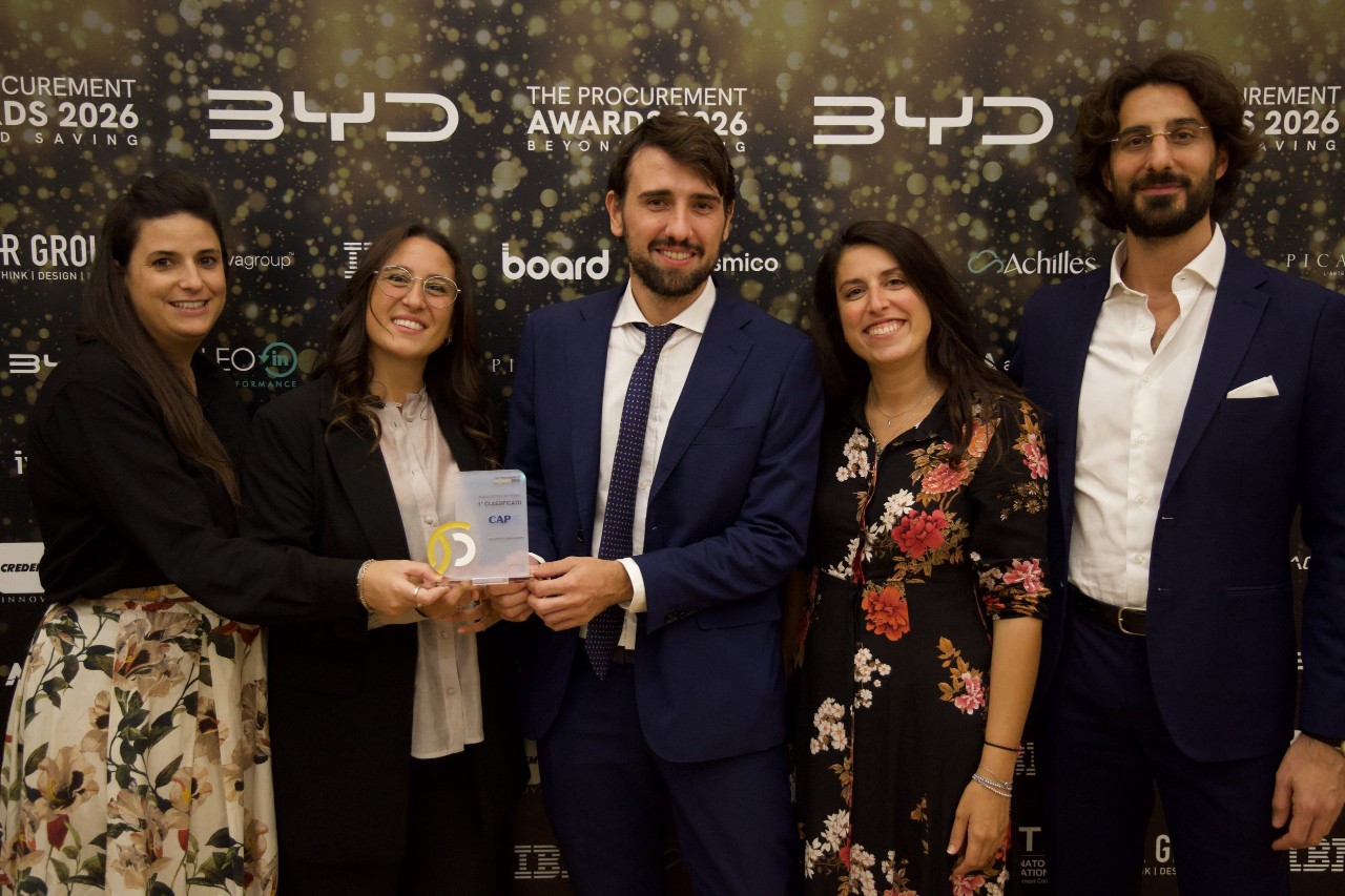Foto alla cerimonia di The Procurement Award